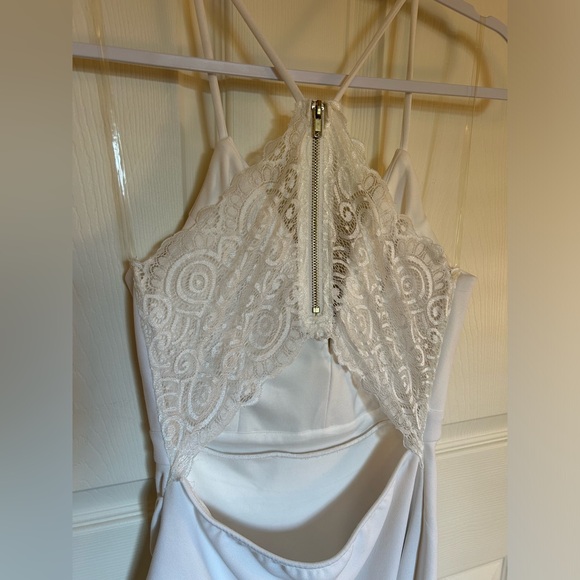 Emerald Sundae white lace back dress - Picture 4 of 5